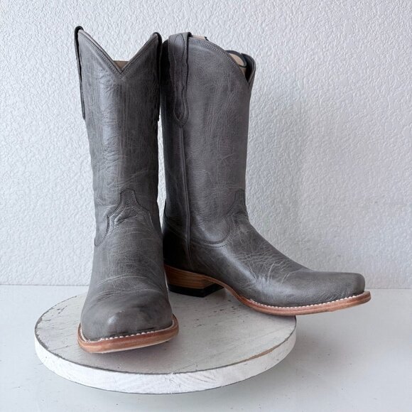 Capitan by Lane Boots Other - NEW Capitan Mens Cowboy Boots NASHVILLE Size 10.5 D Gray Leather Westeern Boots
